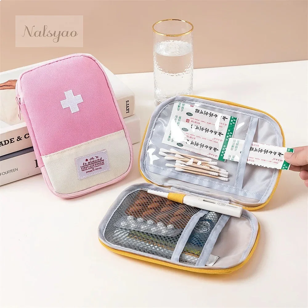 First Aid Bag Kit - 3 Stück/Set Tragbare medizinische Aufbewahrungstasche, Camping-Notfall-Erste-Hilfe-Set,