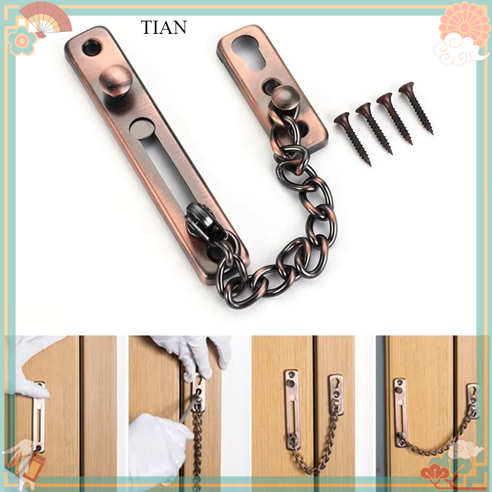 Türkette mit Schloss, Türriege – Security Chain Door Bewertung und Preis
